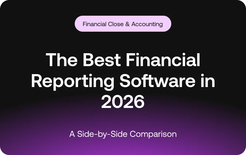The Best Financial Reporting Software in 2026: a side-by-side comparison
